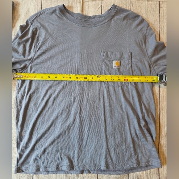 Carhartt Women's Medium Tencel Fiber Series Loose Fit Long-Sleeve Light Purple - Picture 11 of 11